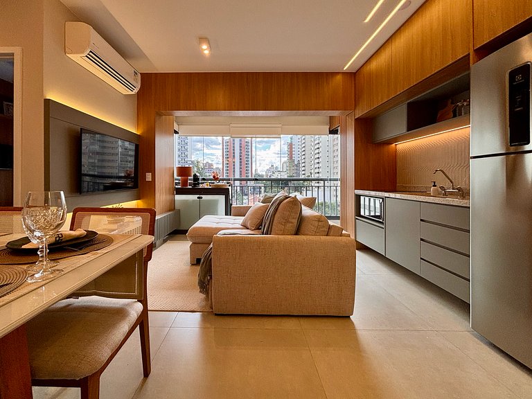 Urban Soul | 2 quartos Completos e Vaga Pinheiros