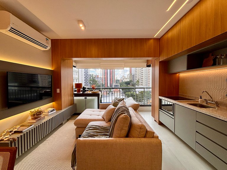 Urban Soul | 2 quartos Completos e Vaga Pinheiros