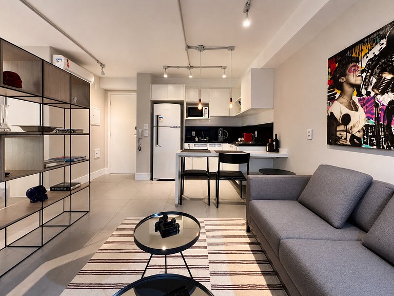 Studio Design com Garagem • Piscina • Itaim Bibi