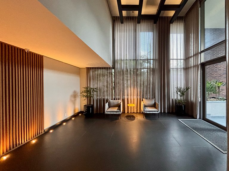 Studio Design com Garagem • Piscina • Itaim Bibi