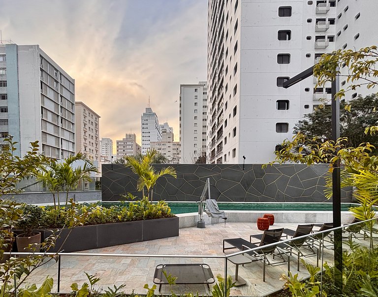 Studio no Jardim Paulista Próx. Ibirapuera