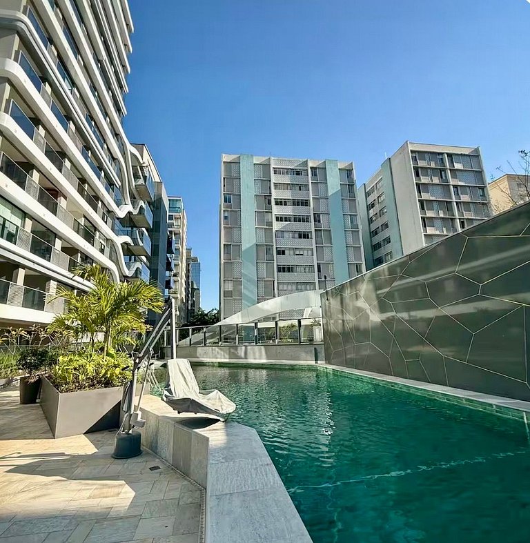 Studio no Jardins Ibirapuera com Garagem