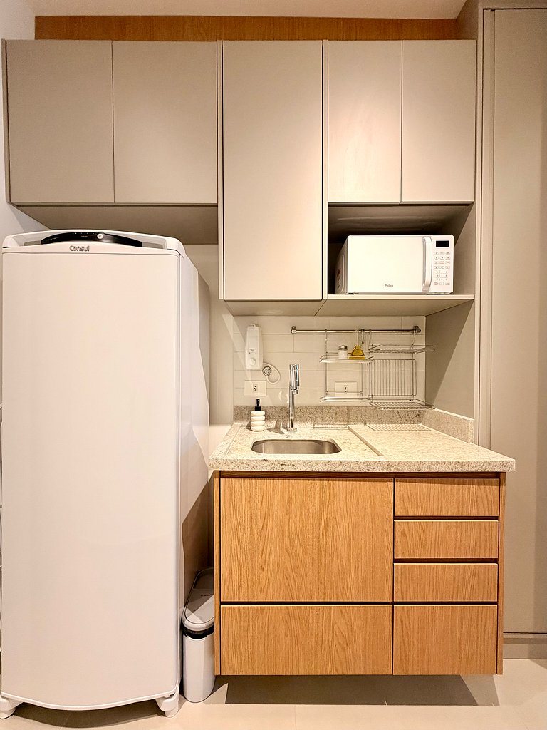 NOVO Studio no Jardins Ibirapuera com Garagem