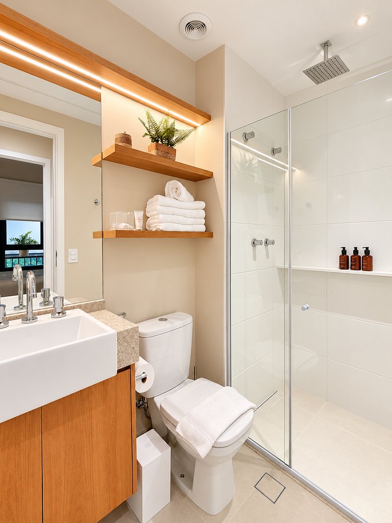 2 Quartos Boutique em Pinheiros | Vaga + Piscina
