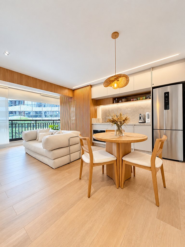 2 Quartos Boutique em Pinheiros | Vaga + Piscina