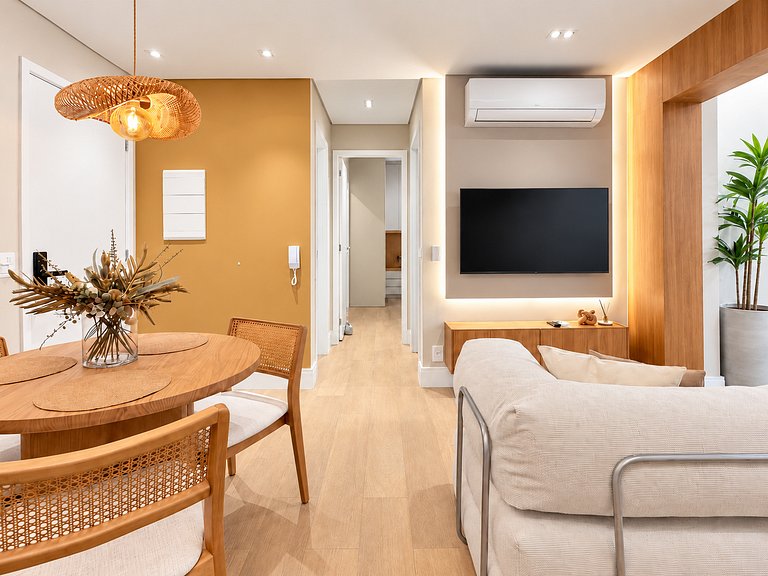 2 Quartos Boutique em Pinheiros | Vaga + Piscina