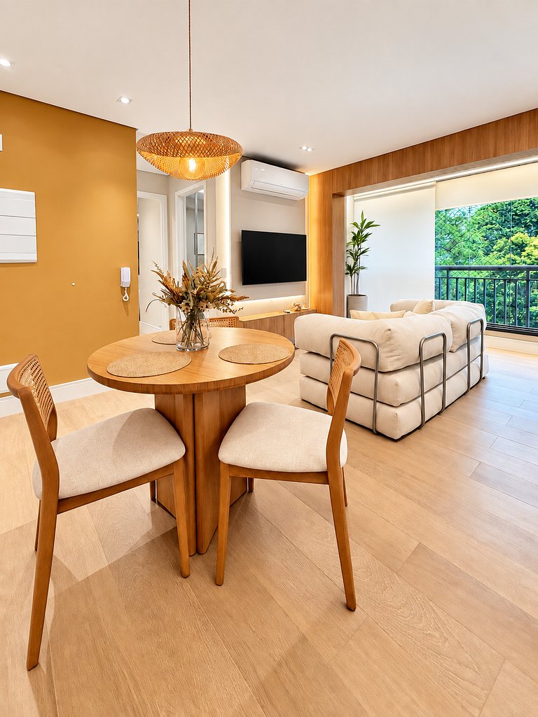 2 Quartos Boutique em Pinheiros | Vaga + Piscina