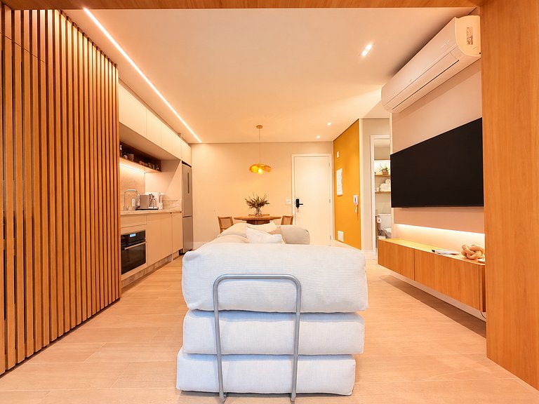2 Quartos Boutique em Pinheiros | Vaga + Piscina