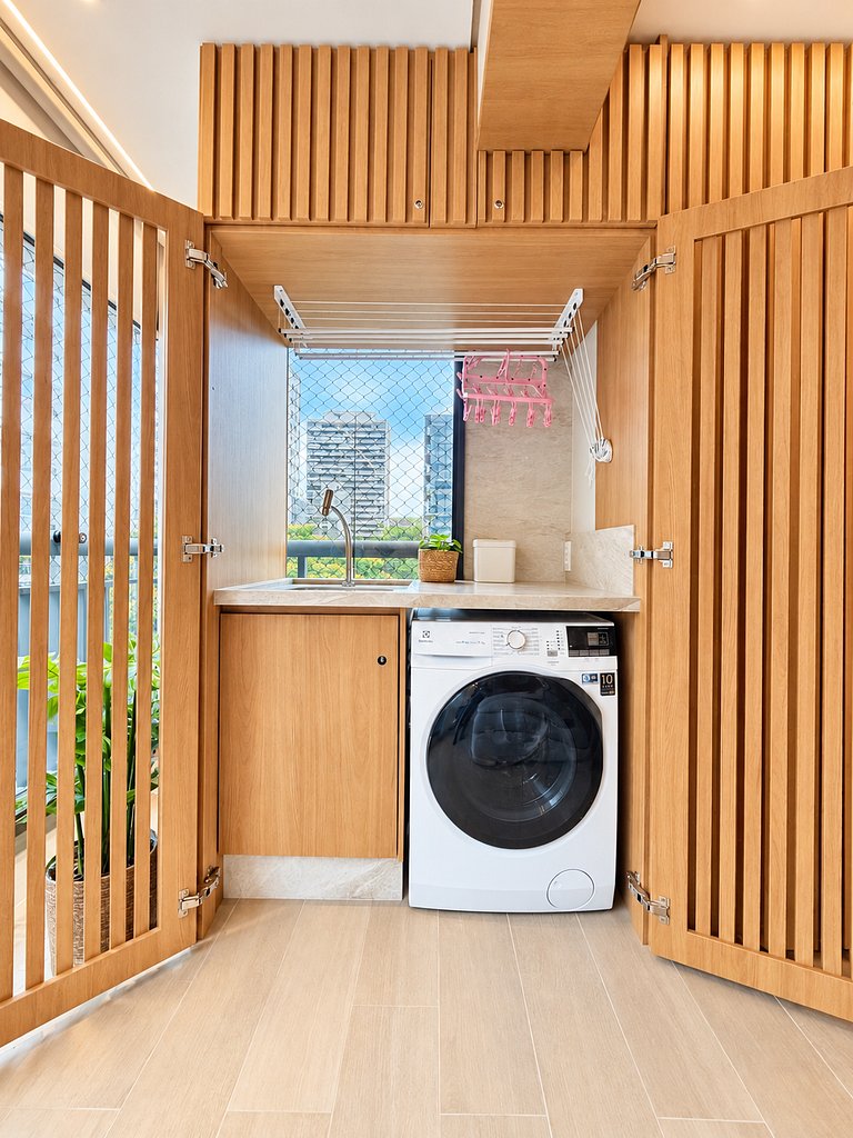 2 Quartos Boutique em Pinheiros | Vaga + Piscina