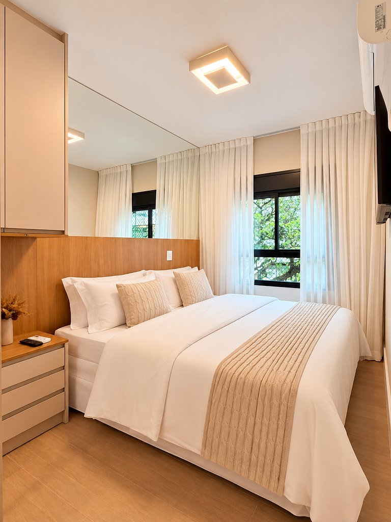 2 Quartos Boutique em Pinheiros | Vaga + Piscina