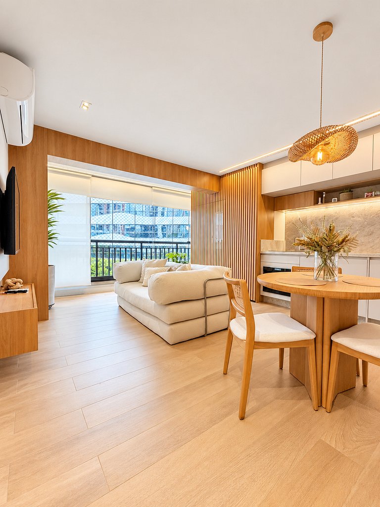 2 Quartos Boutique em Pinheiros | Vaga + Piscina