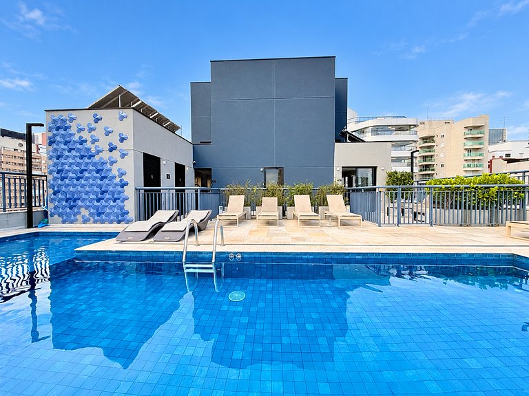 Apto 2 Quartos Vaga Garagem Piscina Pinheiros Jardins