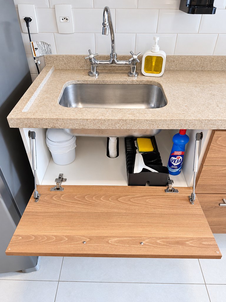 NOVO Studio com vaga na garagem Pinheiros SP