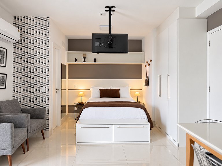 NOVO Studio com vaga na garagem Pinheiros SP