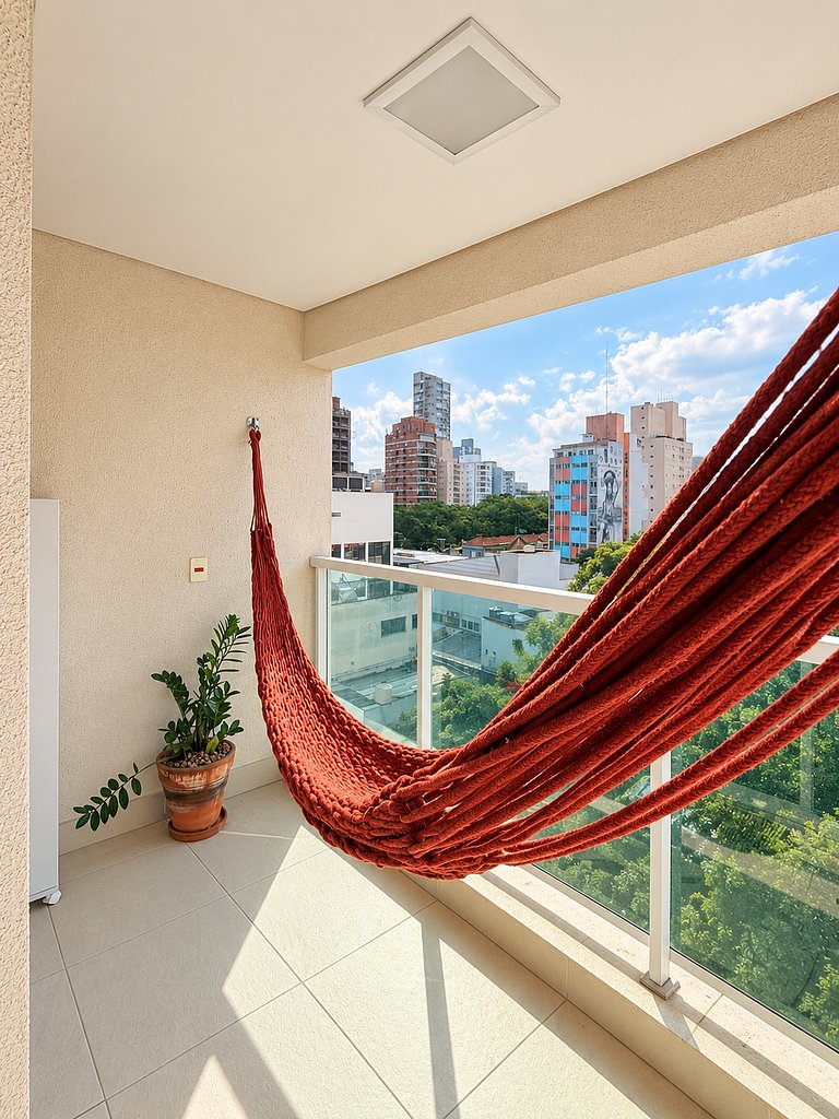 NOVO Studio com vaga na garagem Pinheiros SP