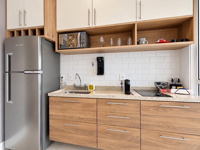 NOVO Studio com vaga na garagem Pinheiros SP
