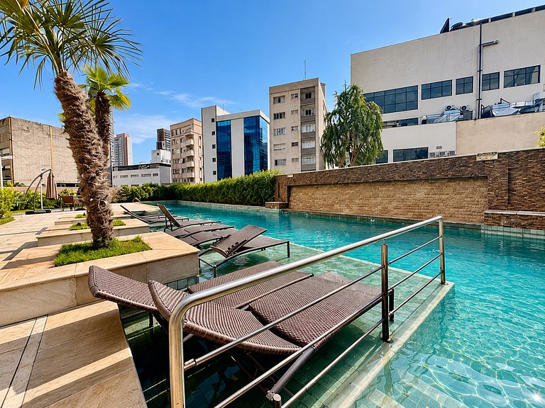 NOVO Studio com vaga na garagem Pinheiros SP