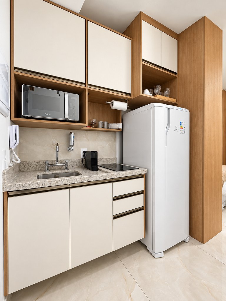NOVO Studio varanda privativa Pinheiros