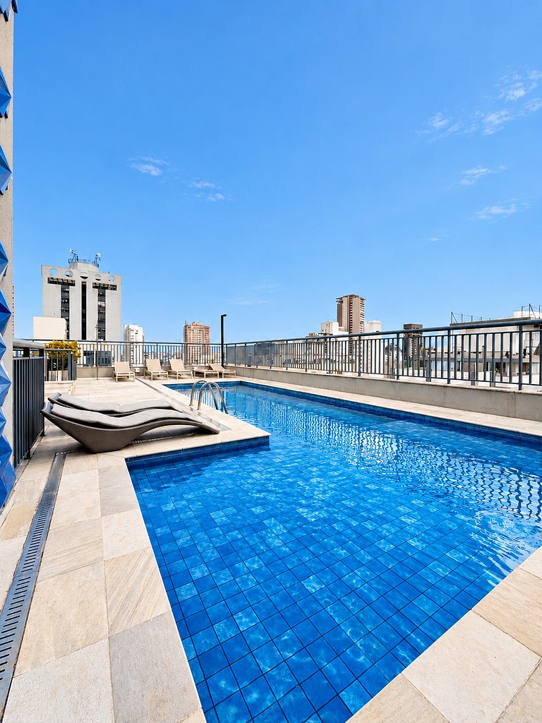 NOVO Studio varanda privativa Pinheiros
