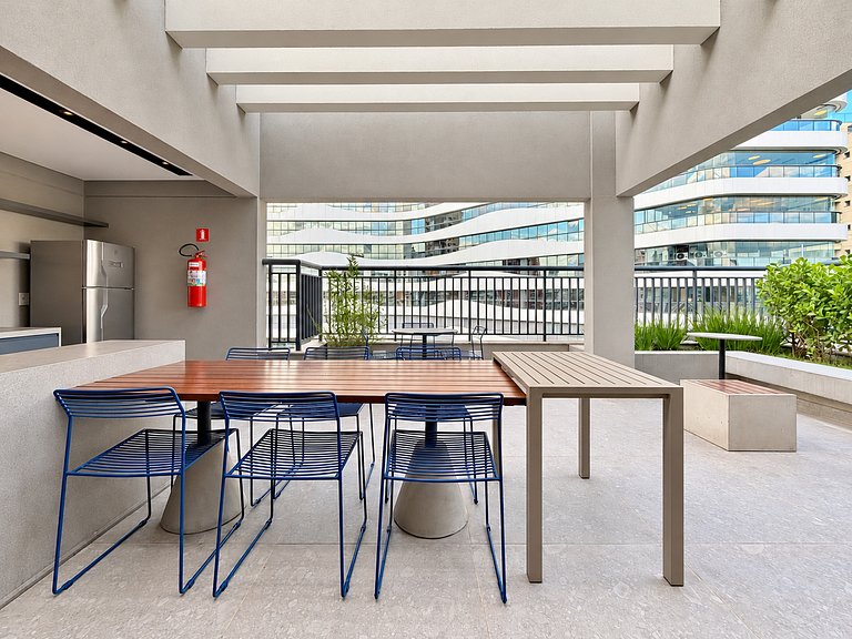 NOVO Studio varanda privativa Pinheiros